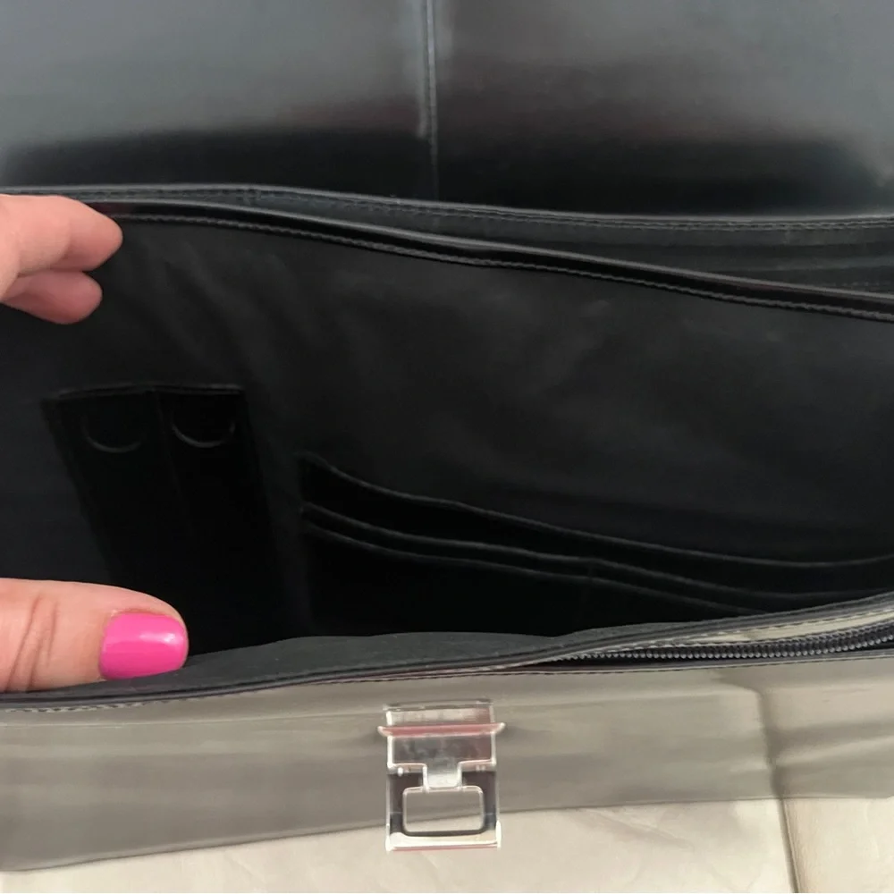 Briefcase Jolie Savdie, Leather